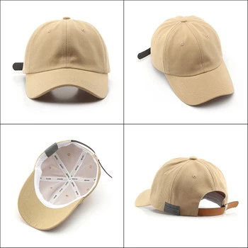 SLECKTON Moda Șapcă de Baseball pentru Bărbați și Femei, din Bumbac Moale de Sus Pălării de Soare Casual Snapback Hat Piele Reglabil Cataramă Unisex