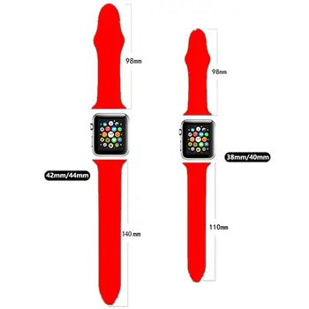 Sport Curea pentru Apple watch band 44mm 42mm 40mm 38mm Elasticitatea Tipărite bratara de silicon iwatch seria 3 4 5 6 SE watchband
