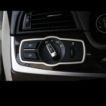 Styling auto Faruri Comutator Butoane Cadru Decorativ de Acoperire Interior Laminat Autocolant Pentru BMW X3 X4 F25 F26 5/7 series F10