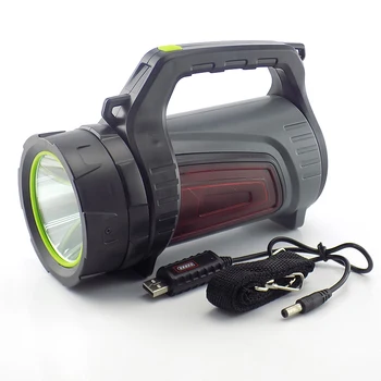 Super-luminos USB LED mână lanterna lumina lămpii de Căutare Reîncărcabilă lanterne lanterna Puternic lampe de poche cu rază lungă de Camping