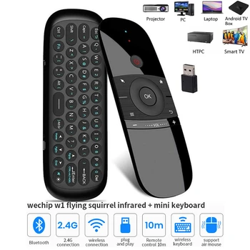 Tastatura Wireless Air Mouse-ul de Control de la Distanță pentru Android TV Box Smart TV de la Distanță cu Infraroșu de Învățare de Control de la Distanță pentru PC Proiector