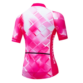 Tricouri De Ciclism Pentru Femei Maneci Scurte Biciclete Jersey Roz, Tricouri De Ciclism Montan Îmbrăcăminte Ropa Ciclismo Maillot Bicicleta Tricouri Top