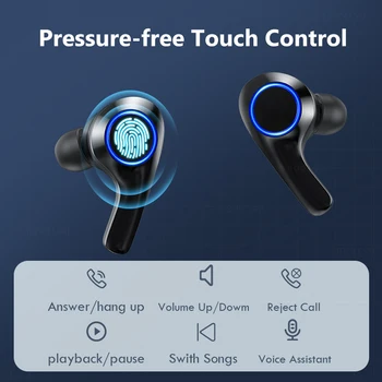 TWS Căști Bluetooth Căști Wireless Touch Control LED Display Cu Microfon Impermeabil Sport de Muzică fără Fir Căști
