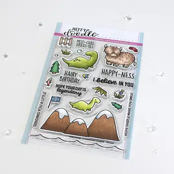 Tăiere de Metal Moare Highland Miere Card Fața Subțire card de Scrapbooking Stencil Taie Muri Pentru DIY Card de Artizanat lucrate Manual
