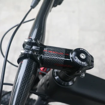Ultralight Biciclete Stem 10 Grade 31.8 mm Negru Mat Și Roșu Lucios 50-120mm Munte Putere Părți de Biciclete Rutiere de Aluminiu Carbon Stem