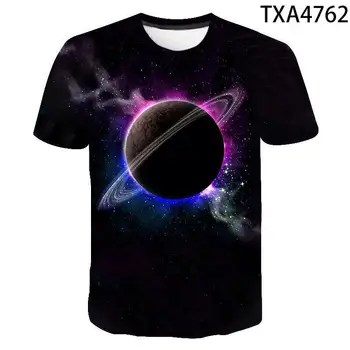 Univers, Planetă, Galaxie Spațiu 3D T-shirt Barbati Femei Copii T shirt de Imprimare 3D Star Sky Rece Teuri Băiat Fată de Moda Streetwear Topuri