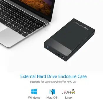 USB 3.0 la 3.5 inch SATA III 5Gbps Extern Hard Disk Ehclosure Caz