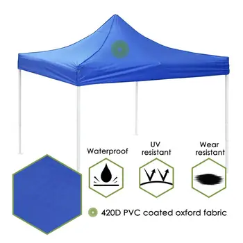 UV rezistent la apa Portabil de Sus Cort Baldachin de Înlocuire Capac 420D Oxford Camping Cort Plaja Dovada de Soare Prelata Cort Adăpost de Umbră