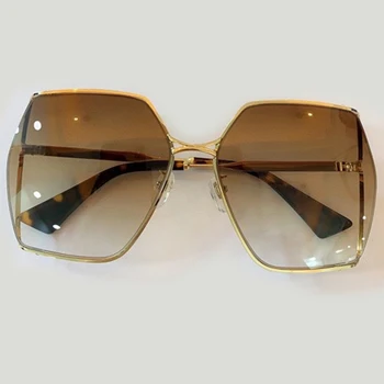 Vintage Supradimensionat Pătrat ochelari de Soare pentru Femei Brand de Lux de Mare Cadru Femei Ochelari de Soare UV400