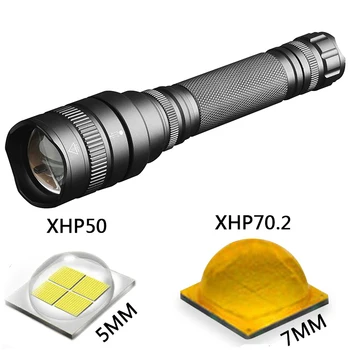 XHP90.2 1515 Cele mai puternice led-uri lanterna xhp50 XHP70 30w 18650 3200lm cu zoom Lanterna lanterna