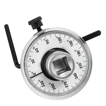 1/2 inch Dr Cuplu Indicator Unghi Pentru Cheie dinamometrică 0-360 Grade, Ușor De Citit