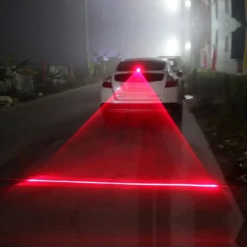 1 BUC Masina Auto LED Laser Lumina de Ceață Vehicul Anti-Coliziune Stop Lampa de Avertizare a Frânei de Parcare Frână Lumină de Avertizare spate Bec