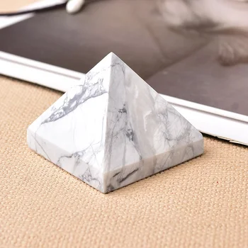 1 BUC Naturale Crystal Pyramid Alb Turcoaz Reiki de Vindecare Piatra de Cristal Punct Turn Meserii Ornamente Decor Acasă de Energie