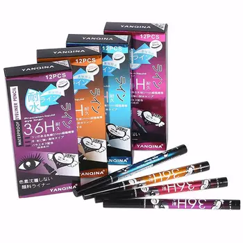1 buc Negru Dermatograf Lichid rezistent la apa Make-Up Beauty Comestics de Lungă durată Eye Liner Creion Instrumente de Machiaj pentru fardul de pleoape
