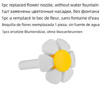 1 buc Înlocuit de Flori Pentru Forma Rotunda Cat Fântână Bautor Cat Alimentator Castron Curgătoare Potabilă Flori