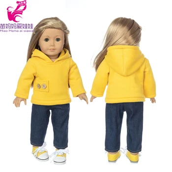 18 Inch Fata Papusa Haine De Iarna Roz Jachete Renăscut Baby Doll De Îmbrăcăminte De Iarnă Haina De Lână Copii Cadou Cadouri