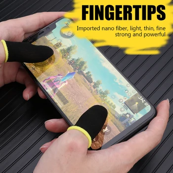 2 buc Controler de Joc Deget Acoperi de Sudoare Dovada Non-Zero Sensibile Ecran Tactil de Jocuri Deget Degetul mare Maneca Mănuși pentru PUBG