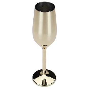 2 buc/Set Incasabilă Inoxidabil Pahare de Sampanie Periat Nunta de Aur Toast cu Șampanie Bea Cupa de Partid Căsătorie Vin