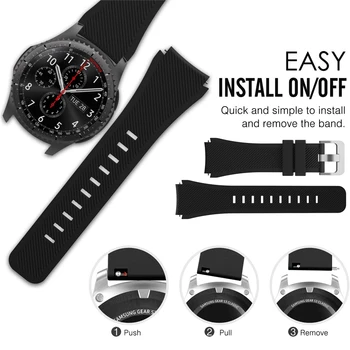 20/22mm Trupa Ceas Curea Pentru Samsung Galaxy watch 3 45mm/41/active 2 viteze S3 Frontieră/huawei watch gt 2e/2/amazfit bip/gts curea