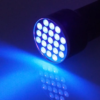 20 LED-uri 12 LED-395-400 nm UV Lanterne UV Lanterna Ultraviolete Negru Lumina Lămpii UV Lumina Violet Lanterna UV Lampa de Verificare