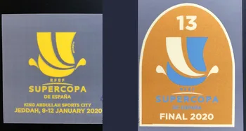 2020 Spania Finală Supercopa Patch Supercopa de España Fotbal Patch-uri de Transfer de Căldură Insigna
