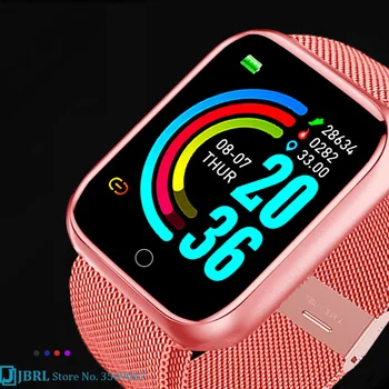 2021 Doamnelor Sport Brățară Ceas Inteligent Femei Smartwatch Bărbați Smartband Android IOS Impermeabil Fitness Tracker Inteligent Ceas Barbati