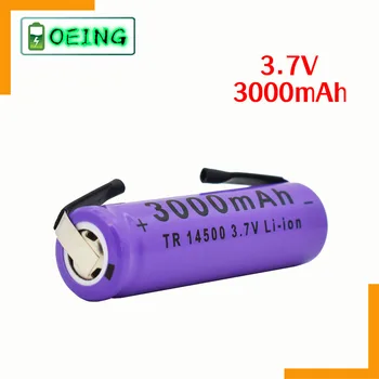 2021 NOI 14500 Baterie cu Litiu 3.7 V 2700mAh Baterii Reîncărcabile de Sudare Nichel Foaie bateria Pentru Lanterna LED-uri Lanterna Jucărie