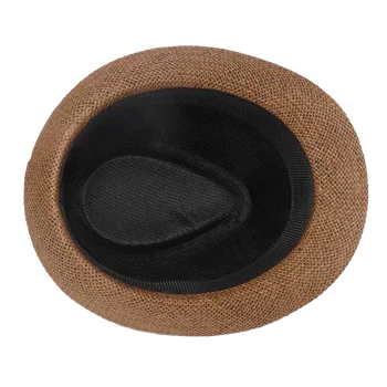 2021 Noi Pălării De Soare Unisex Femei Barbati Moda Casual De Vara Trendy Soare Pe Plaja Paie Panama Jazz Pălărie De Cowboy Fedora Pălărie De Gangster Capac