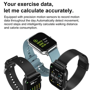 2021 Nou de apelare Bluetooth Ceas Inteligent Bărbați Monitor de Ritm Cardiac IP67 rezistent la apa Sport Tracker de Fitness ECG Suport Smartwatch ebraică