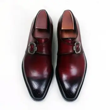 2021 Nouă Primăvară Britanic Mocasini Barbati Vin Roșu Tendință de Moda Casual, Clasic, de zi cu Zi Toate-meci de Pantofi de Afaceri Rochie Pantofi ZZ136