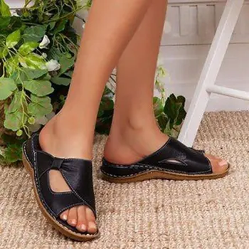 2021 Papuci Femei Sandale Pantofi De Vara Apartamente Toc Flip Gladiator Scurtă Sandale Femei Pantofi Femei Top Sandalias Mujer