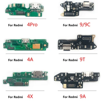 20buc USB Port de Încărcare Micro Conector Dock Bord Flex Cablu Pentru Xiaomi Redmi 4A 4X 4 Pro 5 5A 6 6A 7 7A 8 8A 9 9A 9C 9T K30