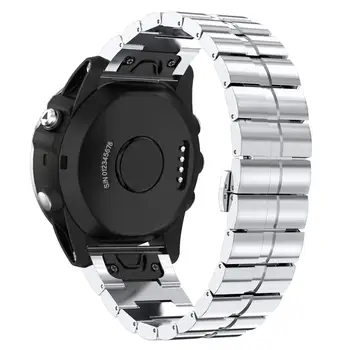 22 26MM Watchband pentru Garmin Fenix 5/6 Pro/6X/5 Plus/S60/Mk1 Eliberare Rapidă din oțel Inoxidabil replcement Trupa Încheietura mâinii Accesorii