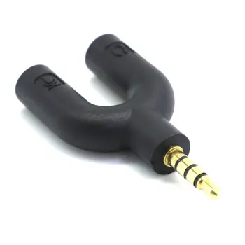3.5 mm Jack Audio Microfon Cască Cască Adaptor Mini Conector de sex Masculin la Dublu Feminin Conector Audio Splitter