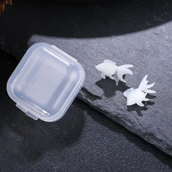 3 Buc/Set din Plastic Moale Carasi Modele Epoxidice Material de Umplere Cristal Rasina de Artizanat DIY 3D Mini Animale de Modelare Umplere