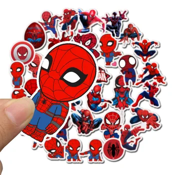 35Pcs Spider man Super-Erou MARVEL Autocolante Jucărie pentru Copii Avengers Sticker Bomb Skateboard spiderman Depozitare Auto pentru Laptop autocolante