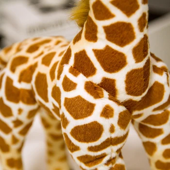 36/46/55cm Simulare Creatoare de Plus Girafa Animal de Pluș Jucărie Drăguț Papusa Moale Ornamente Cadou Decor