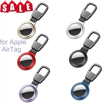 360 Full Caz Magnetic Pentru Airtags Metal Bara Maneca Antilost Dispozitiv Breloc Pentru Apple Airtags Caz De Protecție Din Piele Maneca