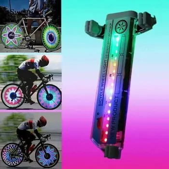 3D Biciclete a Vorbit Lumini cu LED-uri 1/2 buc Colorat Lumina de Roata de Bicicleta 32 Model 16 pereche LED Biciclete Lumina Spite pentru Roata de Cauciuc SM
