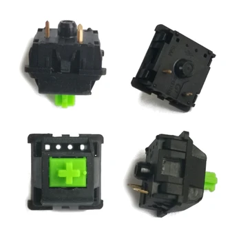 4 Piese Verde RGB, Switch-uri 3 Pin pentru Razer Chroma Jocuri Tastatură Mecanică Axa Switch-uri