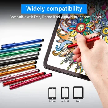 50pcs/lot Stylus Universal Stilou Digital Compatibil cu iPad, iPhone, Tablete Samsung cele Mai multe Dispozitive cu Ecran Tactil Capacitiv