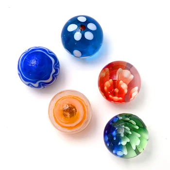 5Pcs 25MM Colorate Bile de Sticla pentru Copii Marble Run Joc Marble Solitaire Jucărie Acc Vaza de Umplere & Rezervor de Pește Decor Acasă Canicas