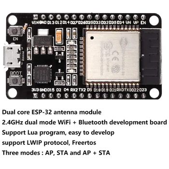 5PCS ESP32 ESP-32S WiFi Consiliul de Dezvoltare NodeMCU-32S Microcontroler Procesor Cip Integrat CP2102 pentru Arduino IDE