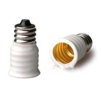 6-Pack E12 E14 Bec Alb Convertor LED Titularul Lampă Soclu Adaptor Schimbător de Înaltă Calitate