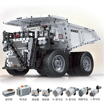 7119 7120 7121 High-Tech RC Inginerie Utilaje de Excavat Camion pentru Constructii Blocuri Putere Motor Masina Jucarii Baiat Cadou