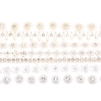 Abs Perle De Cristal Stras Lanț Ornamental De Îmbrăcăminte Cusut Accesorii Bijuterii Nunta Decor Fondatori Ambarcațiuni Aplicatiile