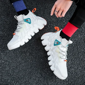 Adidasi Indesata Barbati Pantofi Creșterea Înălțime Platformă ochiurilor de Plasă Respirabil Lumina Strada Tendință de Moda Mens Pantofi Casual în aer liber