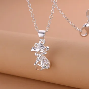 Animal de moda retro sterling-silver-bijuterii Colier Noi de Vânzare argint coliere & pandantive /DUNGHARY JUYCWXFU
