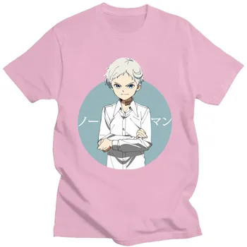 Anime Clasic Promis Neverland Emma Ray Norman Personaj Harajuku T-Shirt Camisetas Moda T-Shirt Moale Imprimate Vrac Top