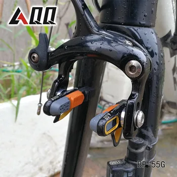 AQQ 1 Pereche de Biciclete Rutiere Plăcuțele de Frână din Aliaj de Aluminiu de Biciclete de Frânare Frână Suport Pantofi Blocuri de Cauciuc Durabil cu Bicicleta Accesorii
